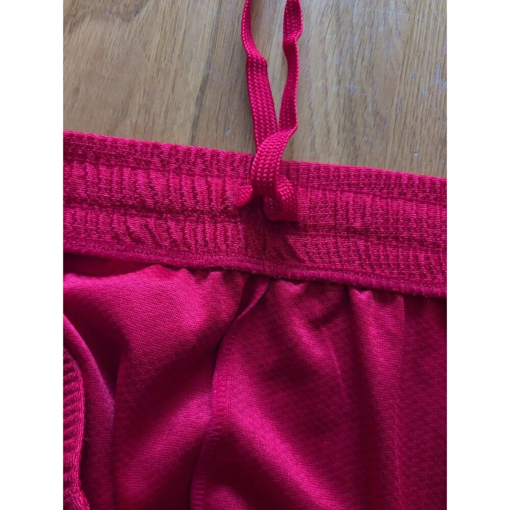 NWT Starter Dri-FIT Dazzle Men's Red Mesh Athletic Shorts Size XL Drawstring